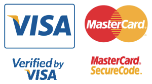 Logo Zahlung mit Visa und MasterCard