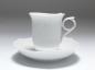 Preview: Kaffeetasse, Meissen, Wellenspiel Relief, weiß, V: 0,18 l.