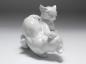 Mobile Preview: Figur Paar Katzen mit Ball, Katzenkinder, Meissen, B: 13 cm