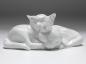 Preview: Figur Paar schlafende Katzen, Katzenkinder, Meissen, B: 11 cm