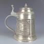 Preview: Bierkrug, Humpen, Krug, SKS Zinn, ländliche Szenen, H: 16 cm, 646 g