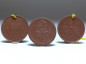 Preview: 3x Plakette, Medaillon, Meissen, Böttgersteinzeug, D: 40 /42 mm