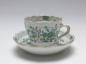 Preview: Mokkatasse kpl., Meissen, indisch grün reich, V 0,1 l.