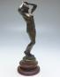 Preview: Bronzeskulptur Klagende Venus, Bronzefigur, H: 25,5 cm