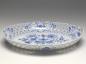 Preview: ovale Durchbruchschale, Meissen, 20. Jh., Zwiebelmuster, 28 x 20,5 cm