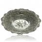 Preview: ovale Schale, Obstschale, 830er Silber, 26x20x5 cm, 300 g