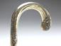 Preview: Griff für Gehstock, Flanierstock, Spazierstock, mit Rosendekor, 800er Silber, H: 14 cm, 173 g
