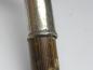 Preview: Griff für Gehstock, Flanierstock, Spazierstock, mit Rosendekor, 800er Silber, H: 14 cm, 173 g