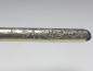 Preview: zierlicher Griff für Gehstock, Flanierstock, Spazierstock, mit Blütendekor, 800er Silber, H: 15 cm, 52 g