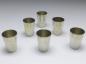 Preview: 6x Schnapsbecher, Pinnchen, 800er Silber, H: 44 mm, 120 g