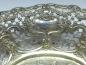 Preview: ovale Schale, Korb, Blumendekor und Durchbruchrand, 800er Silber, 5 x 26 x 20 cm, 223 g