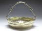 Preview: eckige Schale mit Henkel, Obstkorb, WTB, Wilhelm Binder, Schwäbisch Gmünd, 800er Silber, D: 21,5 cm, 310 g