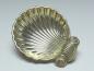 Preview: Muschelschale auf Füßchen, Kaviarschale, 925er Silber, B: 7,3 cm, 19 g