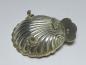Preview: Muschelschale auf Füßchen, Kaviarschale, 925er Silber, B: 7,3 cm, 19 g