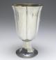 Preview: kannelierter Kelch, Becher, Fußbecher, 1927, E. Sieder, 925er Sterling Silber, H: 13,5 cm, 180 g