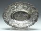 Preview: ovale Schale, Konfektschale, Rosendekor und Durchbruchrand, 800er Silber, 16,7 x 12,7 cm, 125 g