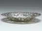 Preview: ovale Schale, Konfektschale, Rosendekor und Durchbruchrand, 800er Silber, 16,7 x 12,7 cm, 125 g