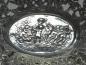 Preview: ovale Schale, Konfektschale, Rosendekor und Durchbruchrand, 800er Silber, 16,7 x 12,7 cm, 125 g