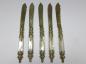 Preview: 5x Obstmesser, 800er Silber vergoldet, 1872-1922, Wien, Österreich, L: 19 cm