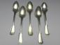 Preview: 5x Löffel, Kaffeelöffel, Teelöffel, 800er Silber, Knewitz, L: 15 cm
