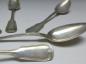 Preview: 5x Löffel, Kaffeelöffel, Teelöffel, 800er Silber, Knewitz, L: 15 cm