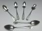 Preview: 6x Löffel, Kaffeelöffel, Teelöffel, 800er Silber, O. K., L: 15 cm