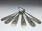 Preview: 6x Löffel, Kaffeelöffel, Teelöffel, 800er Silber, Tittel, L: 15,3 cm