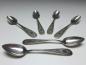 Preview: 6x Löffel, Kaffeelöffel, Teelöffel, 800er Silber, Tittel, L: 15,3 cm