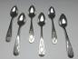 Preview: 6x Löffel, Kaffeelöffel, Teelöffel, 800er Silber, Tittel, L: 15,3 cm