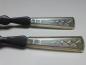 Preview: Salatbesteck 2-teilig, Laffen aus Horn, Griffe 835er Silber, L: 16,5 cm