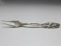 Preview: Aufschnittgabel, Gabel, 800er Silber, Rosendekor, L: 12,5 cm