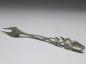 Preview: Aufschnittgabel, Gabel, 800er Silber, Rosendekor, L: 12,5 cm