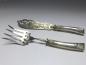 Preview: Tranchierbesteck 2-teilig, 800er Silber, Wilhelm Binder, Schwäbisch Gmünd, L: 29,5 | 25,5 cm