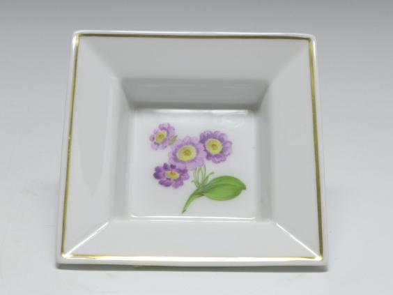 Vide-poche, Meissen, Blume 1, 8,5 x 8,5 cm