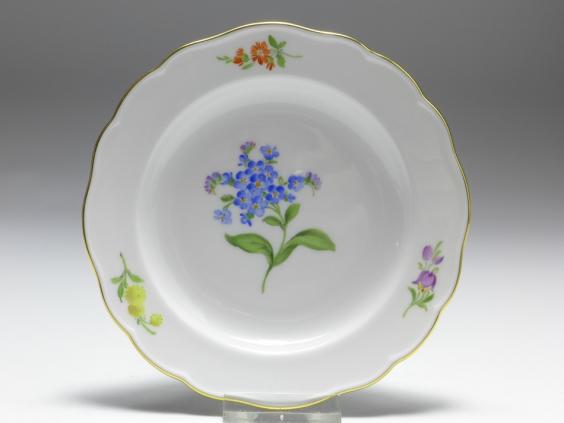Teller, Meissen, Blume 1 - Vergissmeinnicht, D: 13,5 cm