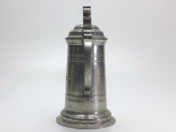 Paar Bierkrüge, Zinn, Bierkrug, Krug, H: 23 cm