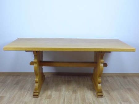 großer Tisch, Esstisch, Wangentisch, Eiche, 181 x 85 x 76 cm