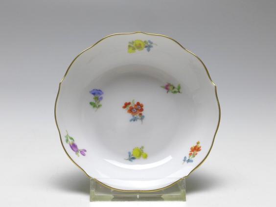 Schälchen, Meissen, bunte Streublumen, Gestreute Blümchen, D: 10,5 cm