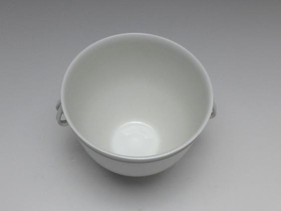 Blumentopf, Übertopf, KPM Berlin, weiß glasiert, H: 11,5 cm