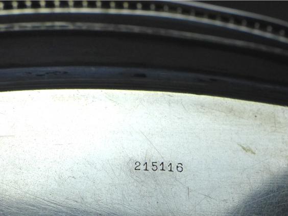 ovale Schale, Wilkens, Bremen, 800er Silber, 5,5 x 33 x 20,5 cm, 254 g