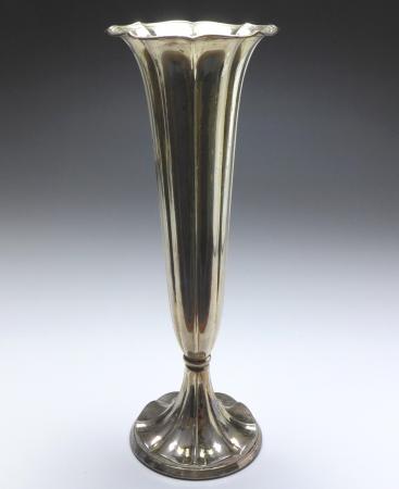 große Vase, Gottlob Kurz, Schwäbisch Gmünd, ~1900, 925er Sterling Silber, H: 32 cm, 501 g