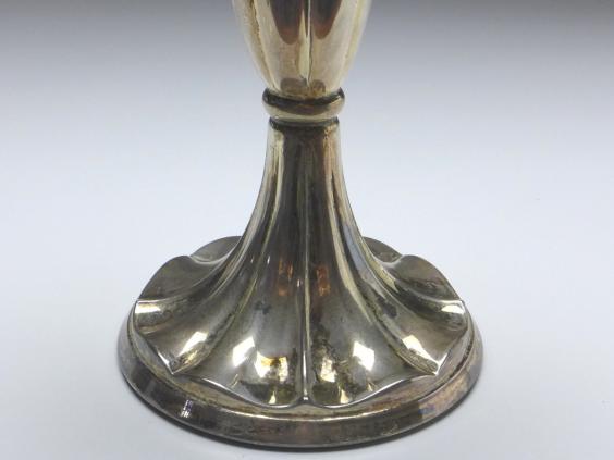 große Vase, Gottlob Kurz, Schwäbisch Gmünd, ~1900, 925er Sterling Silber, H: 32 cm, 501 g