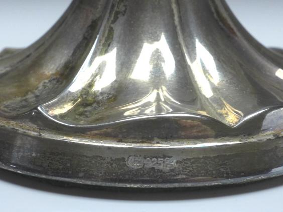 große Vase, Gottlob Kurz, Schwäbisch Gmünd, ~1900, 925er Sterling Silber, H: 32 cm, 501 g