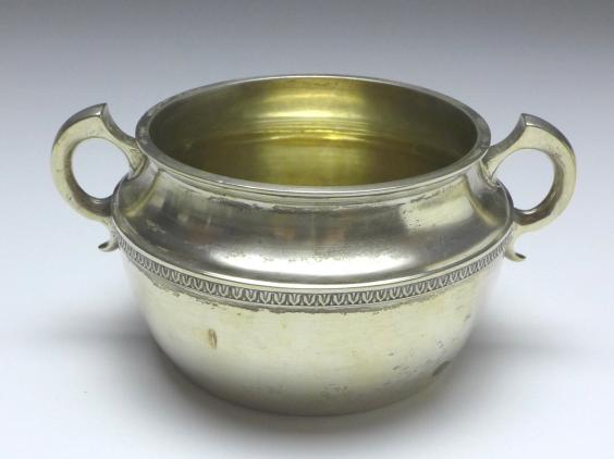 Kaffeekern 3-tlg.: Kanne, Zuckerschale, Gießer, Koch & Bergfeld, Bremen, 800er Silber, 1015 g