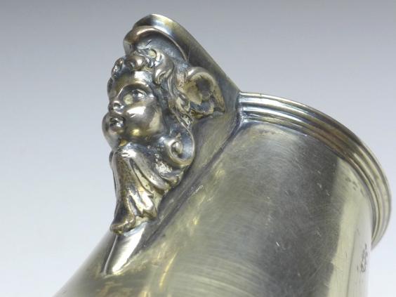 Kaffeekern 3-tlg.: Kanne, Zuckerschale, Gießer, Koch & Bergfeld, Bremen, 800er Silber, 1015 g