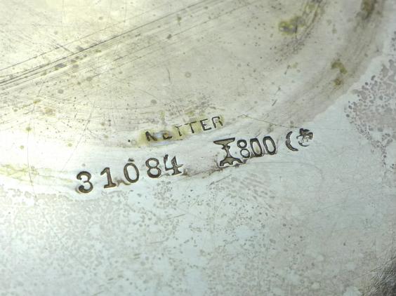 Kaffeekern 3-tlg.: Kanne, Zuckerschale, Gießer, Koch & Bergfeld, Bremen, 800er Silber, 1015 g