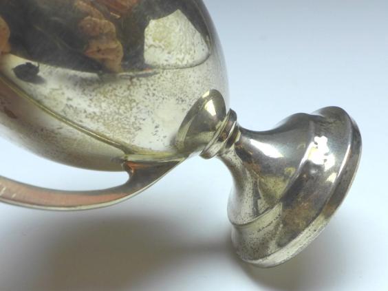 kleine Pokalvase, S&P, Birmingham, 1927, 925er Sterling Silber, H: 8 cm, 46 g