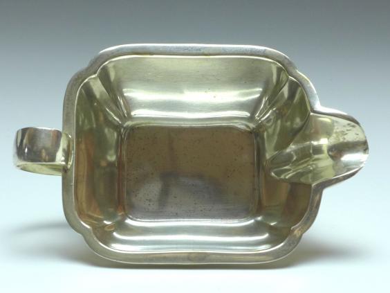 Gießer, Sauciere mit Henkel, Wilkens Bremen, 830er Silber, B: 13 cm, 92 g