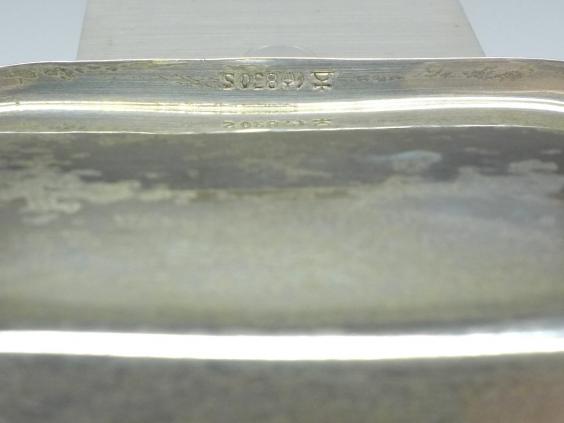 Gießer, Sauciere mit Henkel, Wilkens Bremen, 830er Silber, B: 13 cm, 92 g