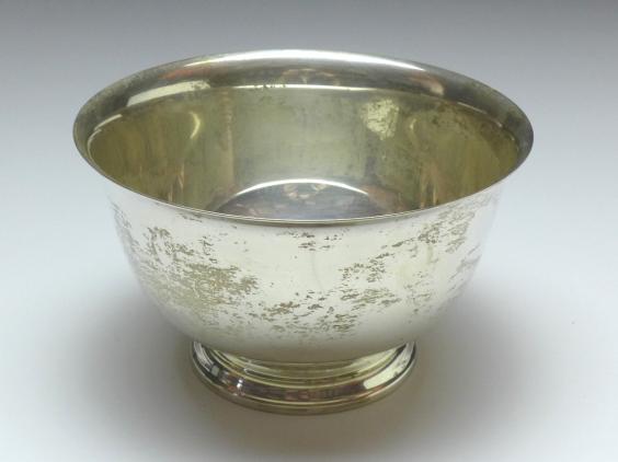 runde Schale, Rogers, 925er Silber, D: 13 cm, 139 g